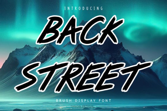 Back Street: Elevating Design with Authentic Brush Typography