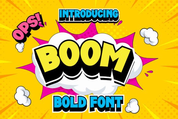 Boom Pow: Bold Display Font for Impact