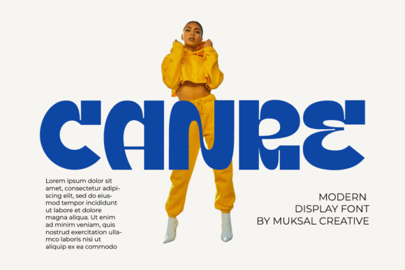 Canre Display Font: Evaluating Its Unique Character for Modern Design Projects