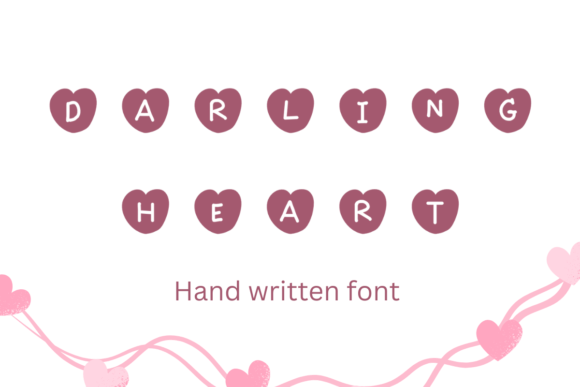 Darling Heart: A Joyful Display Font