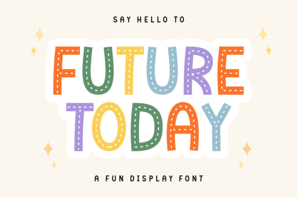 Future Today: Redefining Digital Typography with Dotted Line Aesthetics