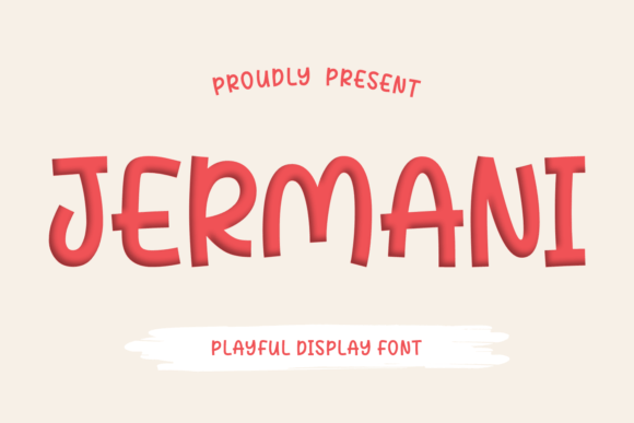Jermani: A Playful Display Font for Creative Projects