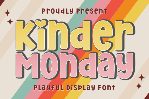 Kinder Monday: Strategic Typography for Bold Brand Communication