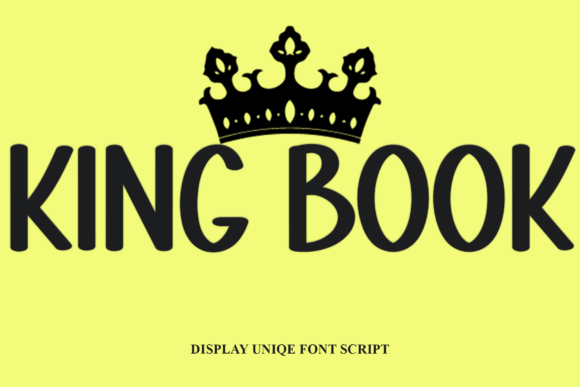 King Book: A Modern Display Font for Design