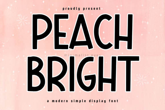 Peach Bright: Elevating Digital Identity with Quirky Elegance in Modern Design
