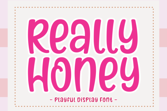 Really Honey: The Versatile Display Typeface for Modern Creative Projects