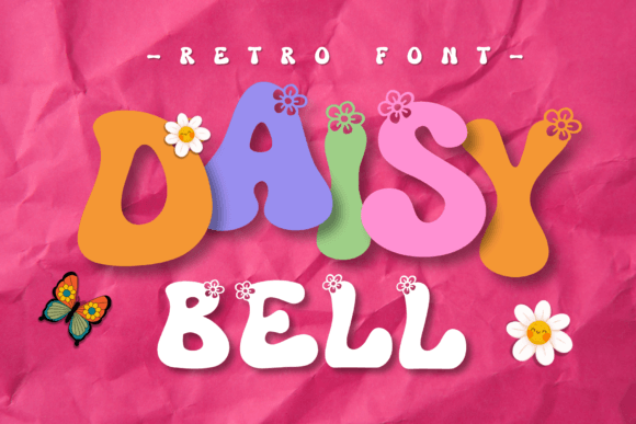 Retro Daisy Bell: A Floral Typography Guide