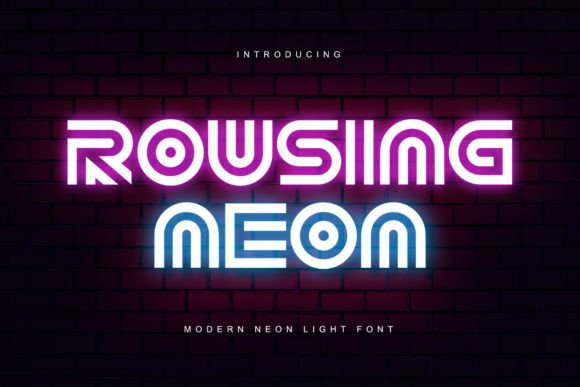 Rousing Neon: How to Use This Vibrant Display Font Without Losing Legibility