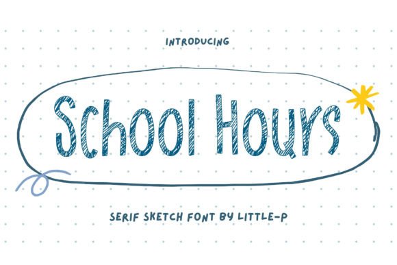 School Hours: A Playful Serif for Nostalgic Designs
