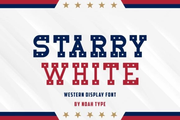 Starry White: Mastering Patriotic Typography Without the Clichés